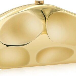 Acrylic Clutch Purse Formal Evening Bag Metallic Clutch for Women Prom Wedding D